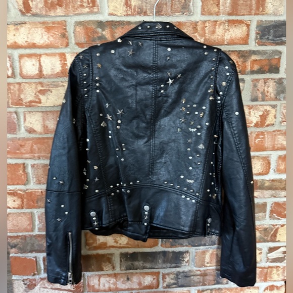 Blank NYC Westside Moto Jacket with Star Embellishments - Picture 4 of 12
